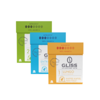 GLISS® Bio Probierpaket "Mittelkräftige Röstung & Decaf"
