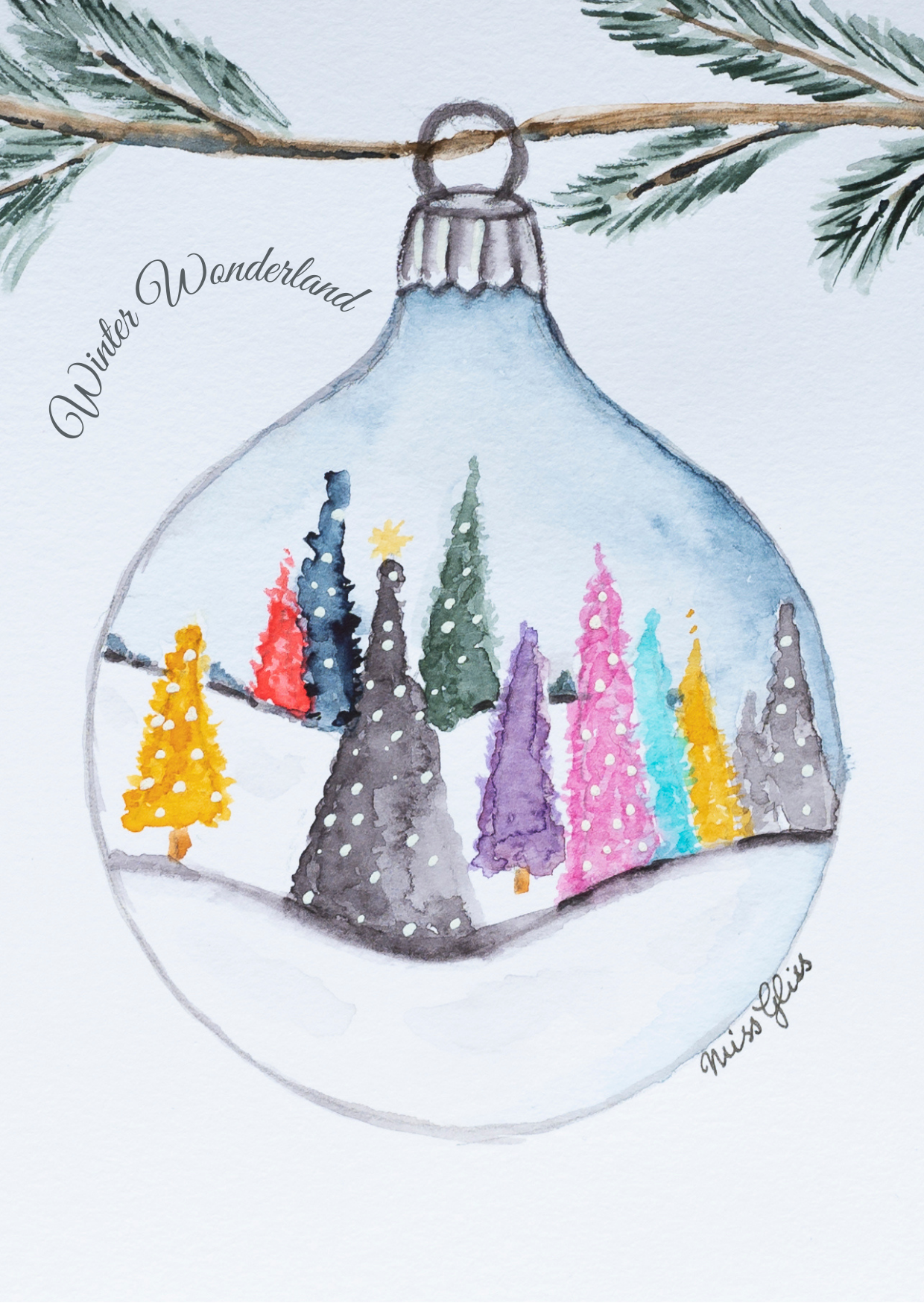 X-Mas Postkarten-Set_A6